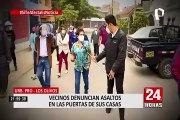 Los Olivos: vecinos de urbanización Pro denuncian que han sido invadidos por fumones y delincuentes
