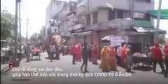 Kệ dịch bệnh, chú rể Ấn Độ vẫn cưỡi voi rước dâu, tụ tập đông người