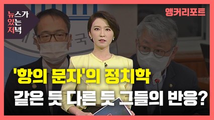 [뉴있저] '항의 문자'의 정치학...같은 듯 다른 듯 그들의 반응 / YTN