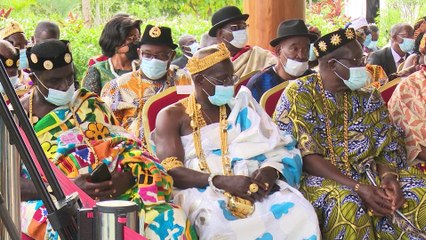 Le Président Ouattara reçoit les chefs traditionnels de la région de la Mé