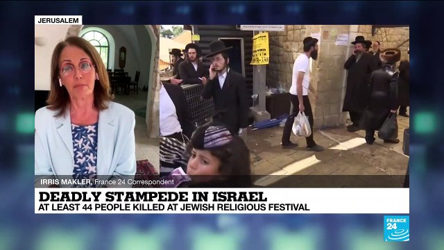 Religious festival stampede in Israel kills 44, hurts dozens