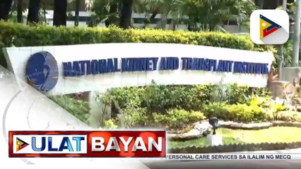 Descargar video: NKTI, naglaan ng sariling dialysis area para sa mga pasyenteng positibo sa COVID-19; hemodialysis facility na itinayo ng DPWH, bubuksan sa Miyerkules