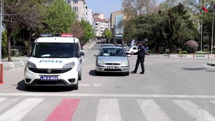 KIRKLARELİ - Trakya'da "tam kapanma" nedeniyle denetimler arttırıldı