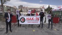 İç Anadolu Bölgesi'ndeki 6 ilde 1 Mayıs Emek ve Dayanışma Günü dolayısıyla basın açıklaması yapıldı