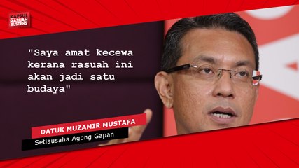 Gagal tolak tawaran lumayan punca rasuah berleluasa