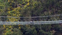 Don't look down: Portugal opens world's longest suspension footbridge