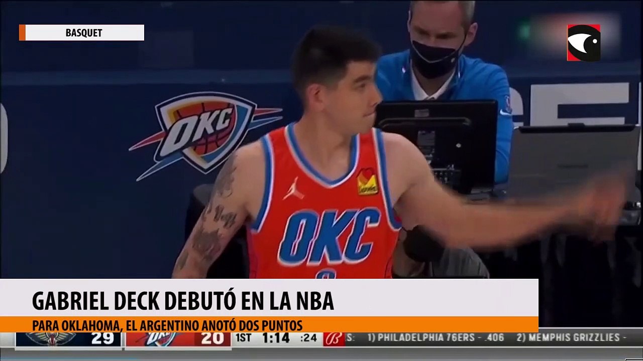 Gabriel Deck debutó en la NBA