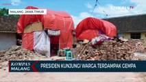 Presiden Kunjungi Warga Terdampak Gempa di Malang