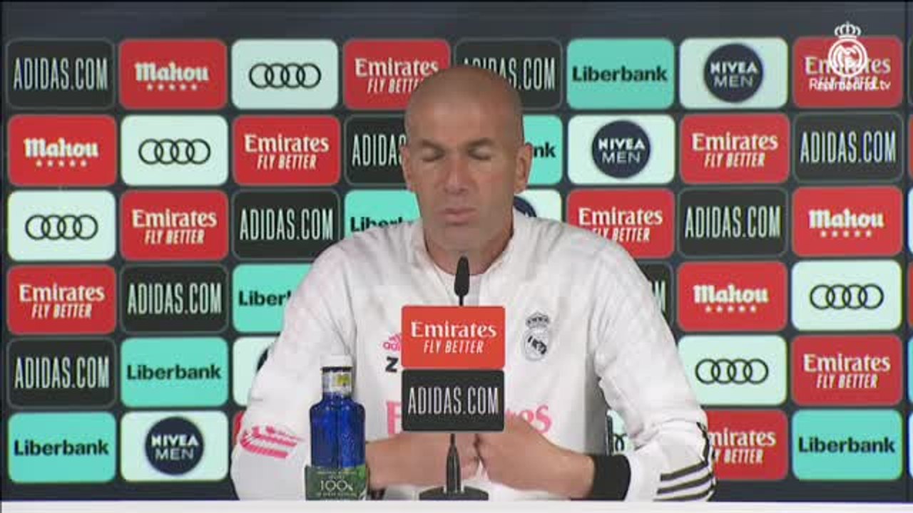 Zidane sobre la derrota del Barça: "No va a cambiar nada, vamos a meter al mejor equipo para poder ganar mañana"