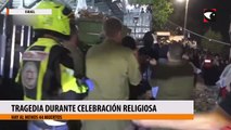 Tragedia durante celebración religiosa