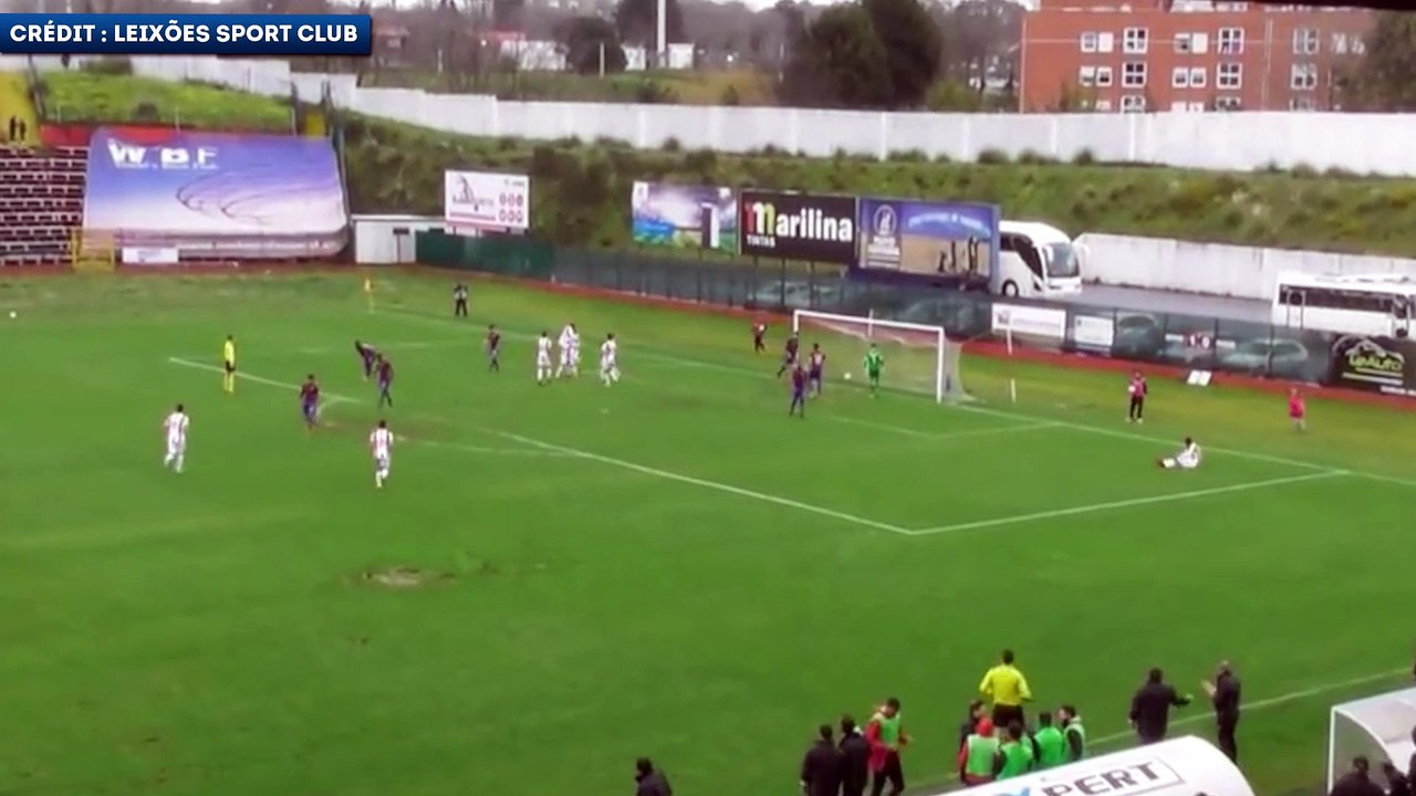 Une passe dé et un but pour Amine Oudrhiri avec Leixões SC