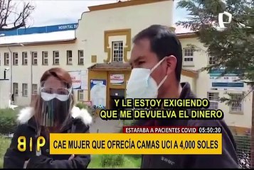 Indiferencia en pandemia: joven denuncia que mujer le pidió S/.4 mil por cama UCI