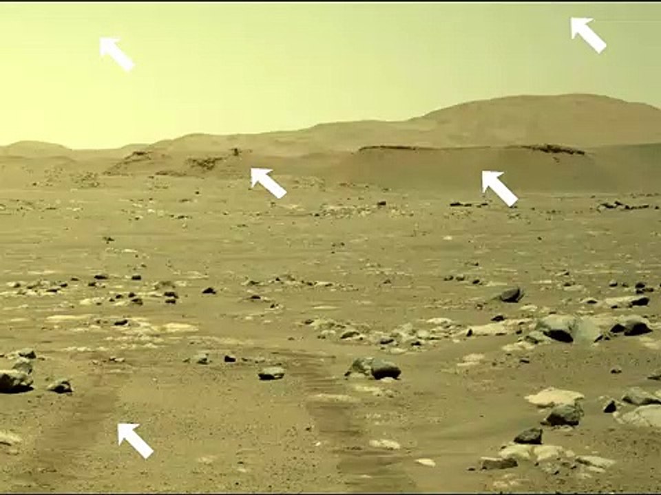 Perseverance Rover Capture Three Planet And Ingenuity Mars Helicopter at High Al