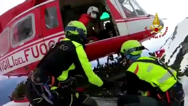 Udine - Esercitazione sul Monte Duda dei Vigili del Fuoco (30.04.21)