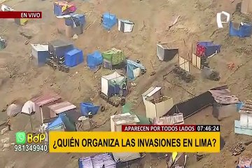 Denuncian nueva invasión en cerro de Chorrillos