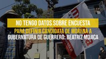 No tengo datos sobre encuesta para definir candidata de Morena a gubernatura de Guerrero: Beatriz Mojica