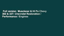 Full version  Musclecar & Hi Po Chevy 302 & 327: Chevrolet Restoration / Performance / Engines