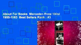 About For Books  Mercedes-Benz 190sl 1955-1963  Best Sellers Rank : #3