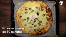 ¡Prepara esta pizza en minutos!