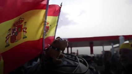 Ayuso, de motera en la recta final de la campaña