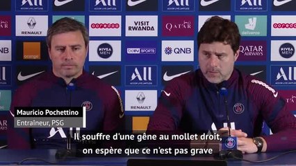 5e j. - Pochettino sur Mbappé : "On espère que ce n'est pas grave"