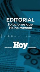 Editorial HOY : Soluciones que Haina merece