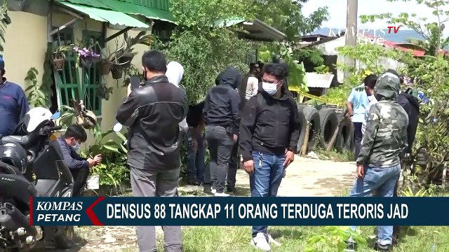 11 Terduga Teroris JAD Ditangkap Densus 88