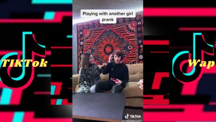 Playing Video Games With Another Girl To See How My Girlfriend REACTS-Tiktok prank Compilation_