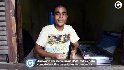 Aprovado em medicina na USP, Pedro conta como foi a rotina de estudos na pandemia
