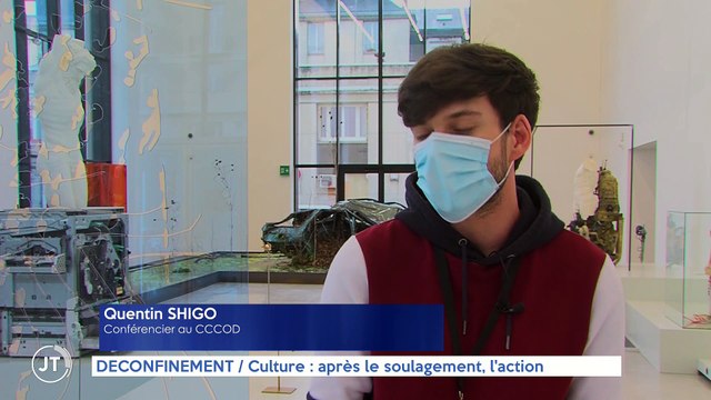 Le Journal - 30/04/2021 - DECONFINEMENT / Gabriel Attal, le porte-parole du gouvernement à Blois