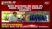 BCCI Working On All Options To Stage IPL 2020, Including Matches Behind Closed Doors_ Sourav Ganguly