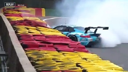 World Endurance 2021 Spa Qualy Ried and Pefetti Huge Crashes