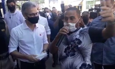 "Ninguém tem dinheiro. Todo mundo quebrado", diz comerciante a Zema