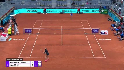 Madrid - Halep a capitalisé sur son départ canon