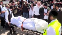 Ultra-Orthodox Jews hold funeral for pilgrim who died in Israel