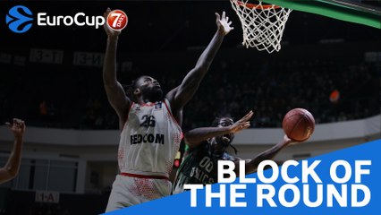 7DAYS EuroCup Block of the Round: Mathias Lessort, AS Monaco