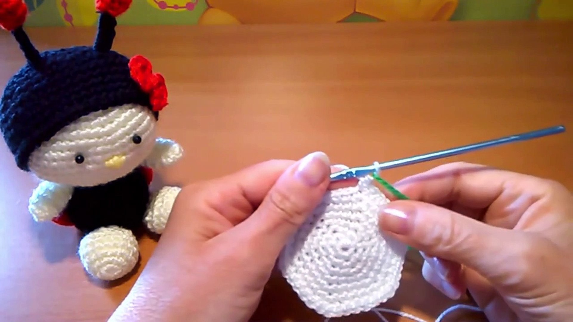 Coccinella Uncinetto Amigurumi Tutorial - Ladybug Crochet - Mariquita  Crochet - video Dailymotion