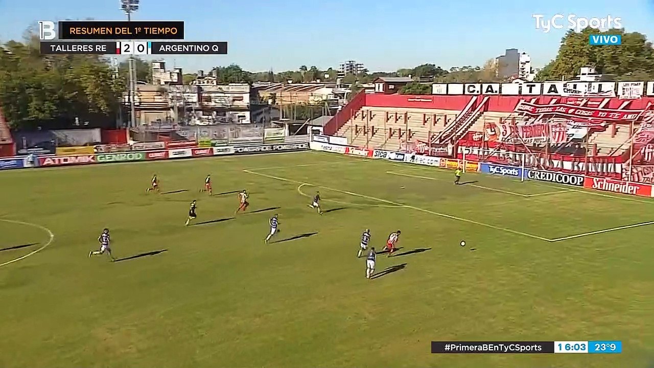 Talleres 2-0 Argentino de Quilmes - Primera B - Fecha 10