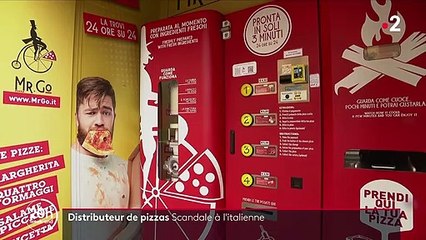 Italie : un distributeur de pizzas fait scandale à Rome