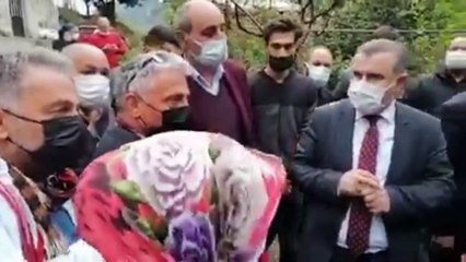 İşkencedere köylüleri AKP'lilere tepki gösterdi: Kendi toprağımızda dayak yiyoruz!