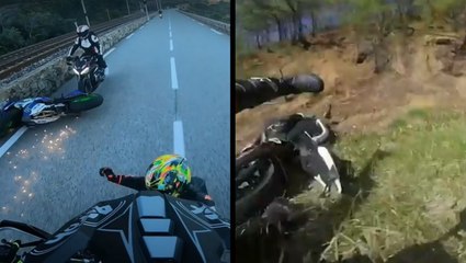 Brace Yourself For These Crazy Motorcycle Crashes