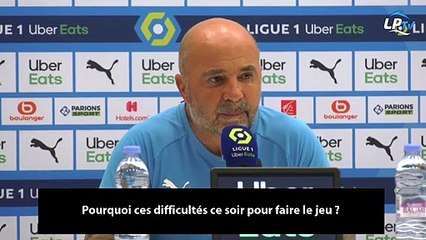 Sampaoli : "Si on n'arrive pas à marquer rapidement..."