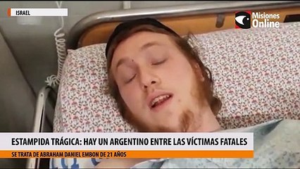 Estampida trágica en Israel hay un argentino entre las víctimas fatales