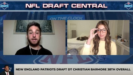 Patriots Trade Up to Select DT Christian Barmore