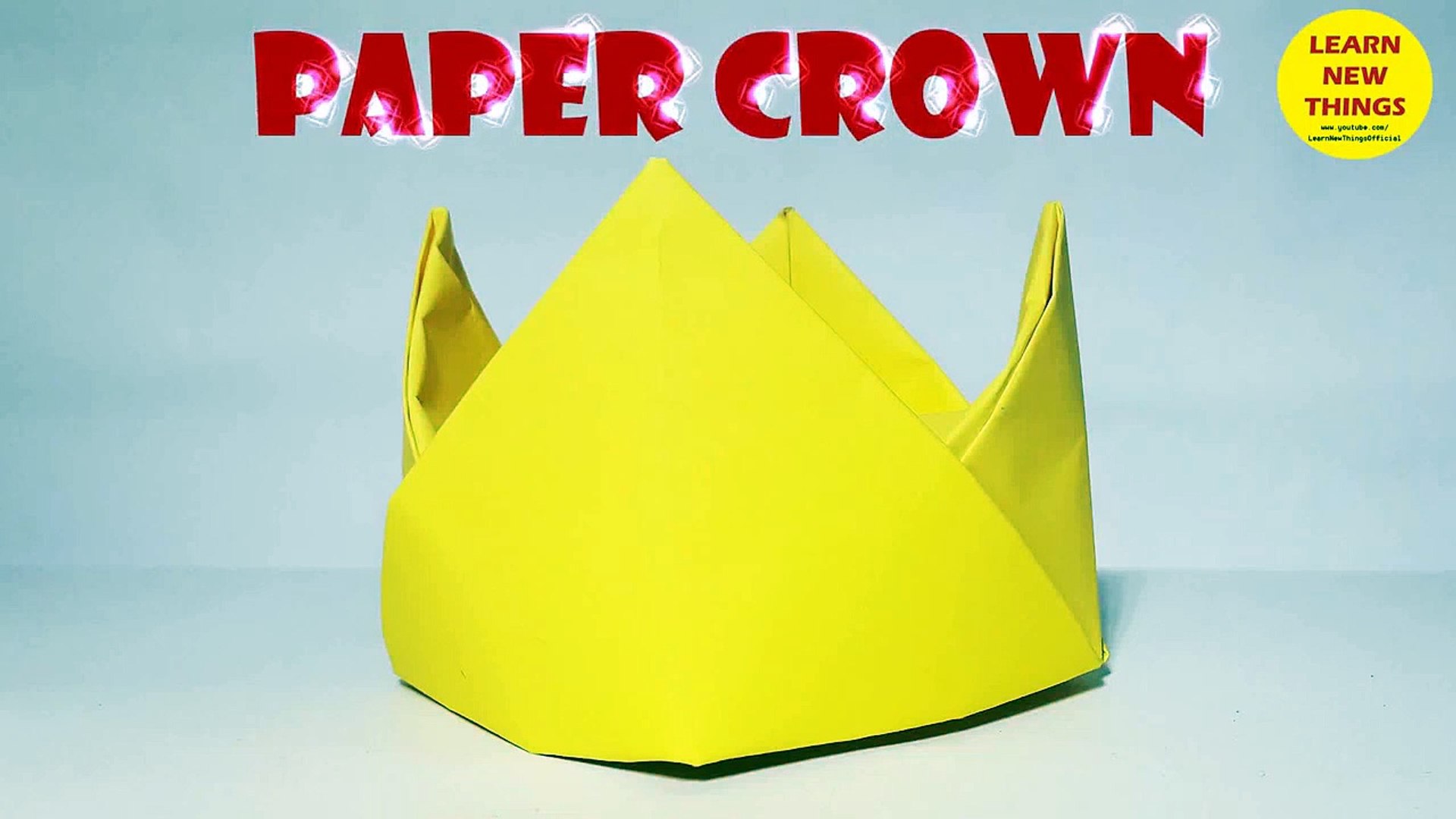 Origami Crown | Making With Paper | Diy | A4 Sheet Craft Easy - video  Dailymotion