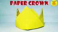 Origami Crown | Making With Paper | Diy | A4 Sheet Craft Easy
