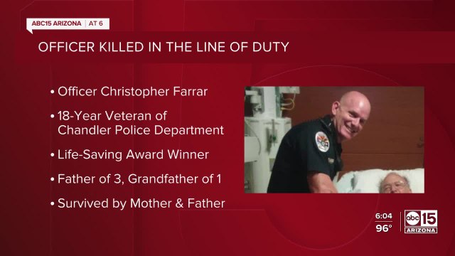 Chandler Police Officer killed amid overnight pursuit that ended at SanTan Motorplex in Gilbert