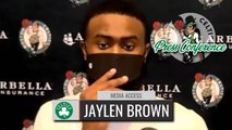 Jaylen Brown Postgame Interview | Celtics vs Spurs