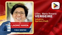 Panayam ng PTV kay USec. Maria Rosario Vergeire kaugnay ng resulta ng COVID-19 matapos ang isang buwan na mas mahigpit na quarantine