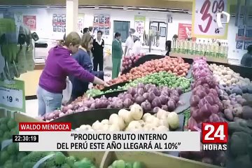MEF estima crecimiento de la economía peruana de 10% para este año